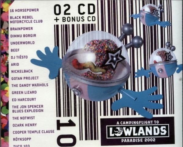 3-CD - Lowlands Campingflight Paradise 2002, Ophalen of Verzenden, Zo goed als nieuw, Pop