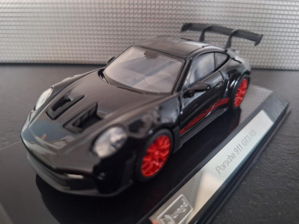 Porsche 911 GT3 RS Schaal 1:43, Hobby en Vrije tijd, Modelauto's | 1:43, Overige merken, Auto, Burago, Burago