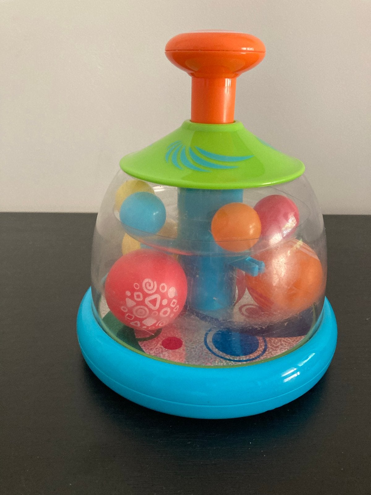 Vrolijke draaitol met balletjes voor baby's en peuters, Ophalen, Gebruikt, Overige typen