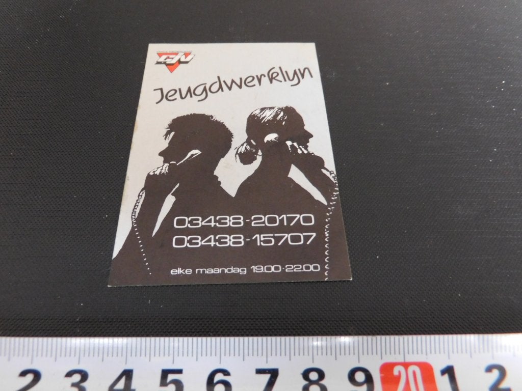 sticker Driebergen CJV jeugdwerklijn, Verzamelen, Ophalen, Zo goed als nieuw