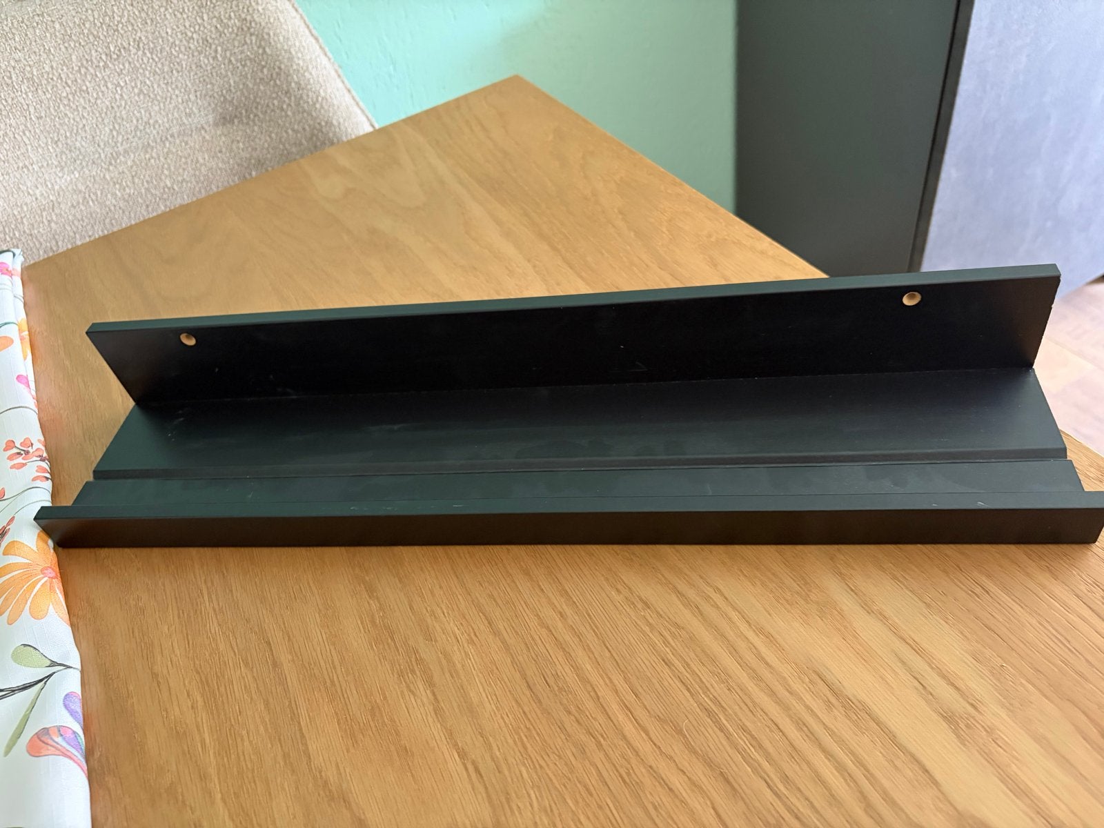 Ikea Mosslanda Schilderijplank Zwart - 55 cm, Ophalen of Verzenden, Nieuw