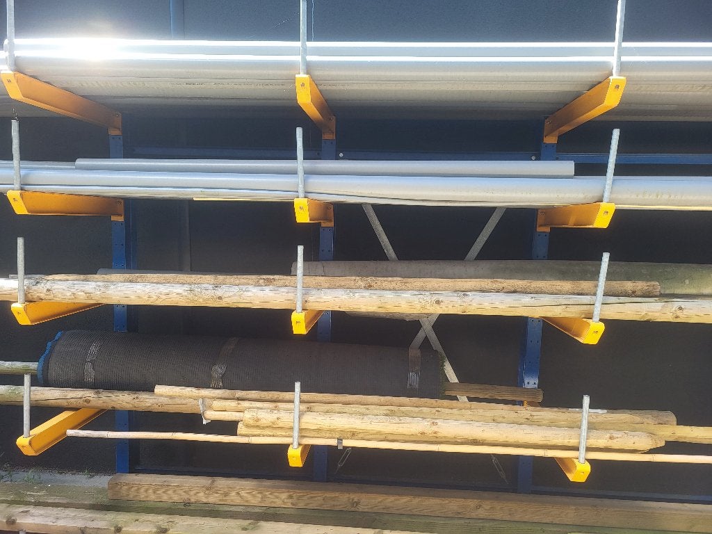 Buitenstelling Jungheinrich met bouwmaterialen, Ophalen, Jungheinrich, Overige typen, 1000 tot 2000 kg