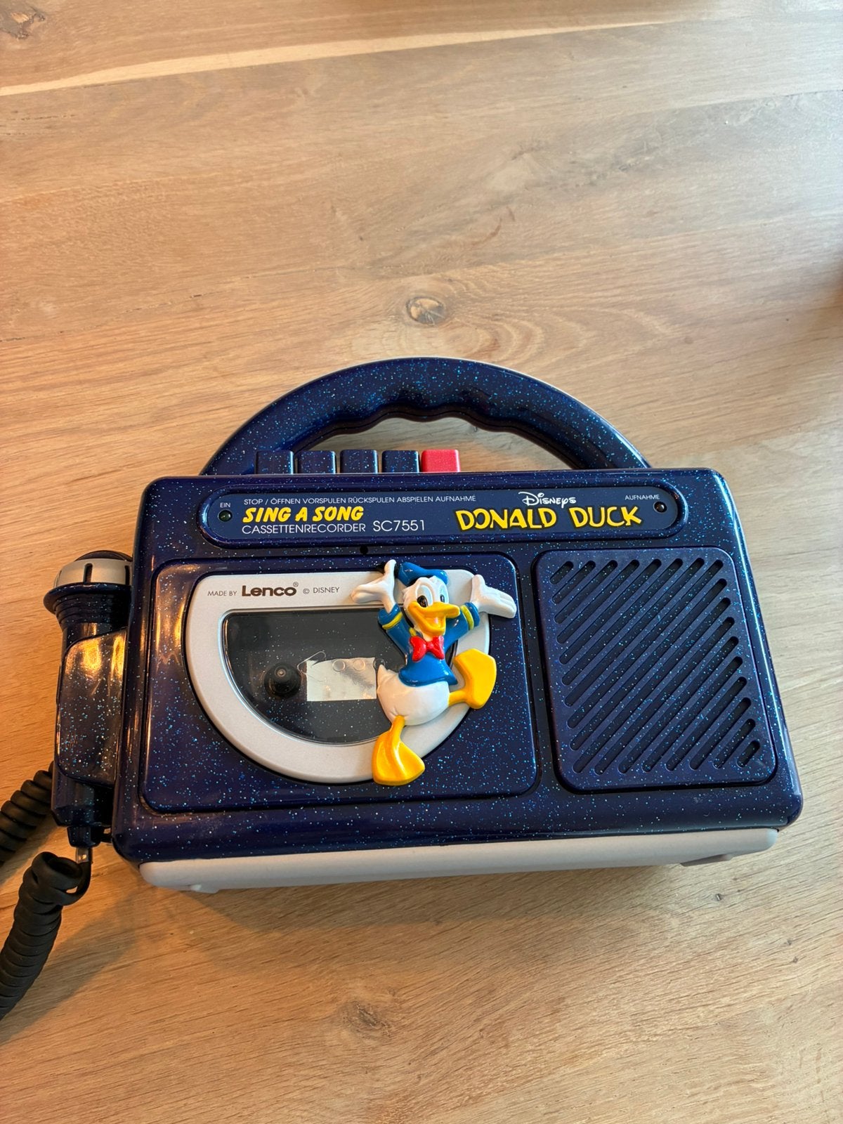 Vintage cassette recorder lenco sc7551 donald duck, Ophalen, Overige typen
