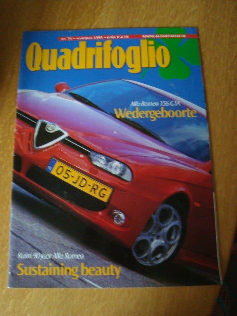 Quadrifoglio nr 20 voorjaar 2002, Ophalen of Verzenden, Nieuw, Overige merken