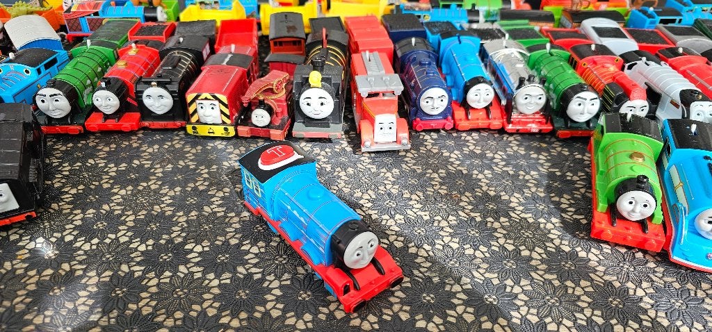 Thomas de trein Trackmaster Thomas Praat, Kinderen en Baby's, Ophalen of Verzenden, Zo goed als nieuw