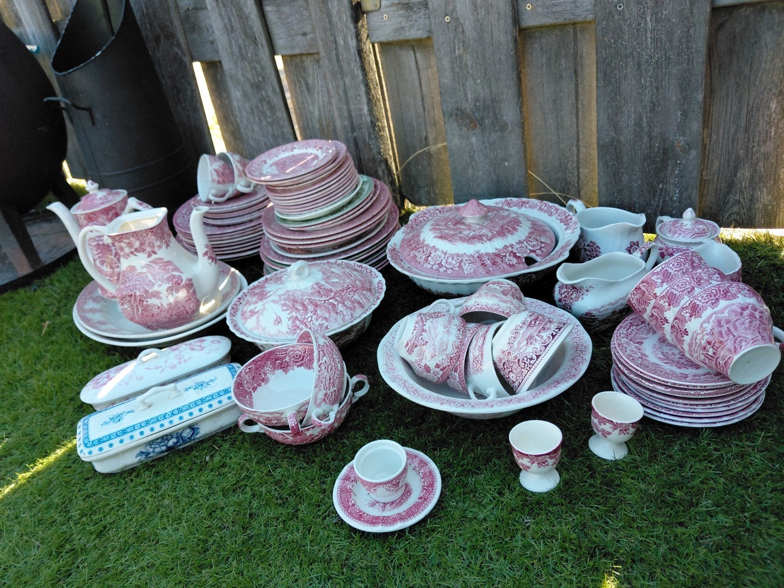 oud roze servies ! vvan alles wat ! graag bieden., Ophalen