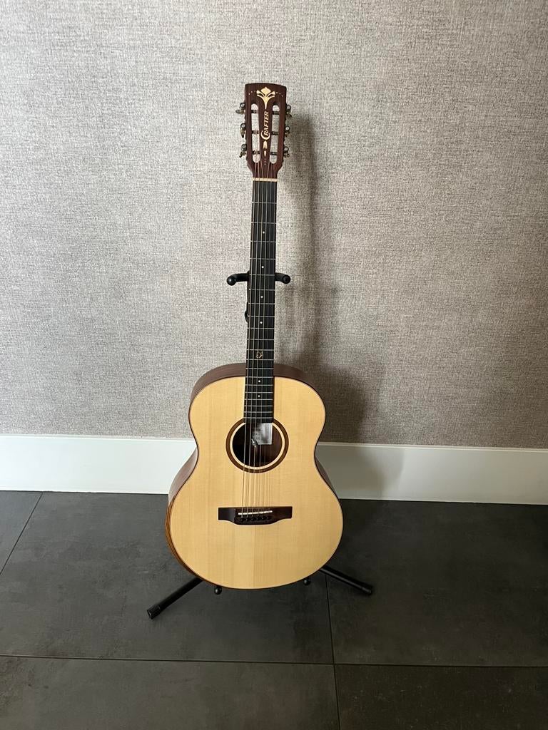 Crafter Grand Mino/Koa - Akoestische gitaar, Ophalen of Verzenden, Zo goed als nieuw, Western- of Steelstringgitaar