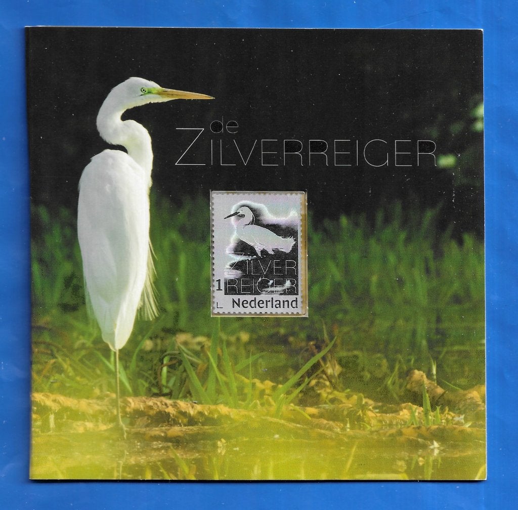 Zilveren postzegel De Zilverreiger - 2020, Verzenden, Na 1940, Postfris