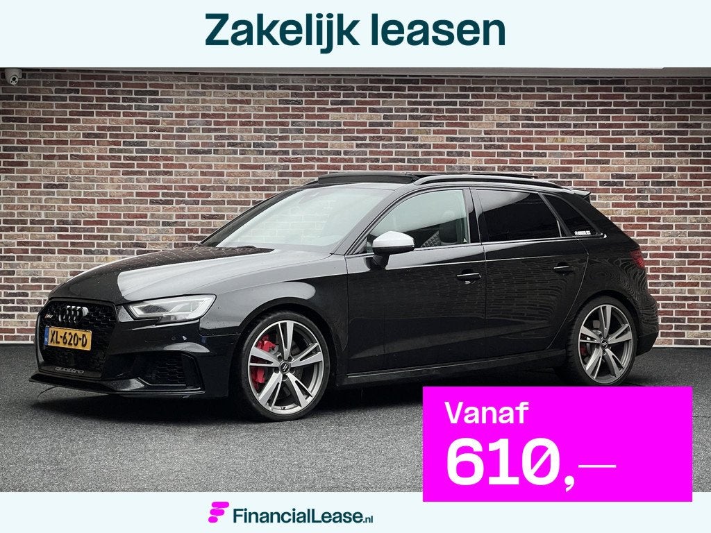 Audi RS3 2.5 TFSI RS3 quattro Panorama Virtual RS stoelen St, Automaat, Gebruikt, RS3, Zwart