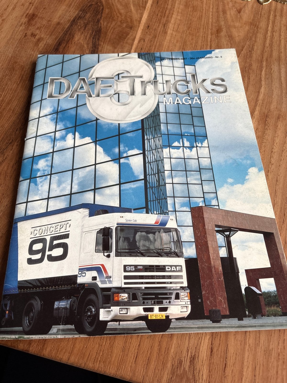 DAF Trucks Magazine - September 1987, Ophalen of Verzenden, Gelezen, Overige typen