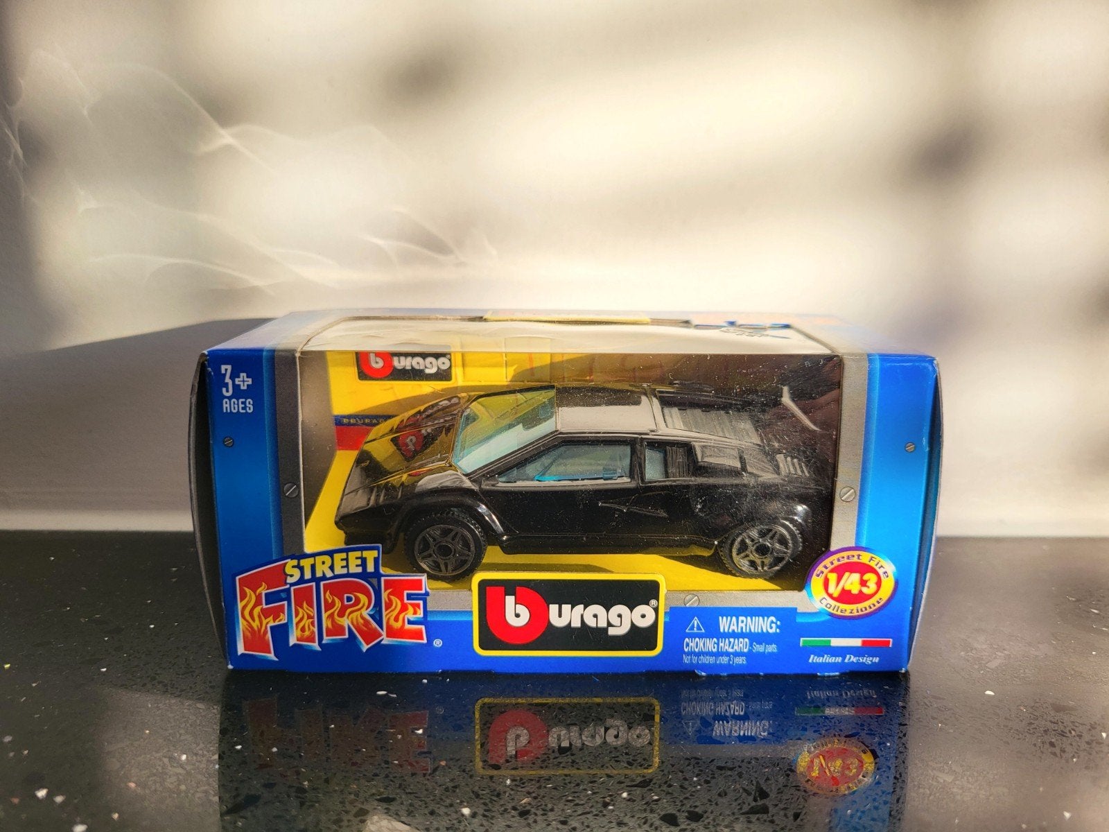 Lamborghini Gallardo oranje 1/43 Bburago, Ophalen of Verzenden, Zo goed als nieuw, Auto, Overige merken