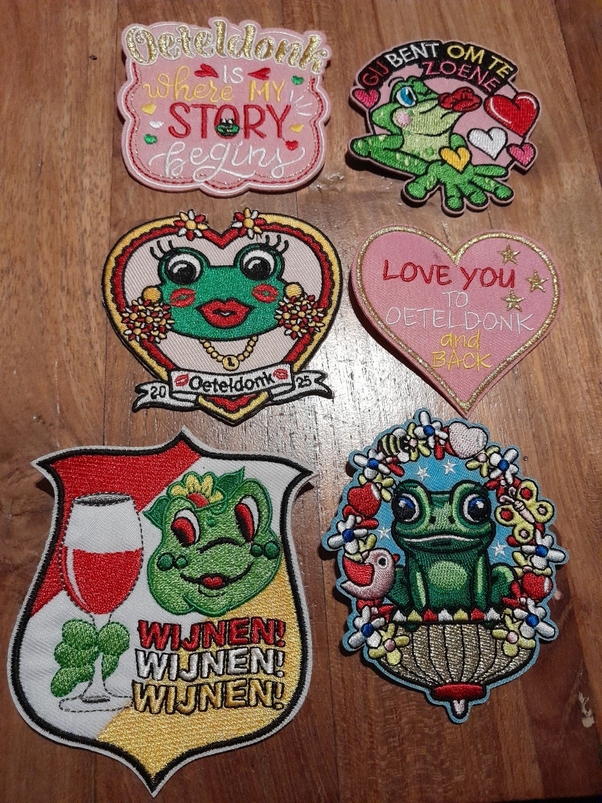 Oeteldonk Kikker Patches - Diverse Prijs per stuk, Ophalen of Verzenden, Nieuw, Hotfix applicaties