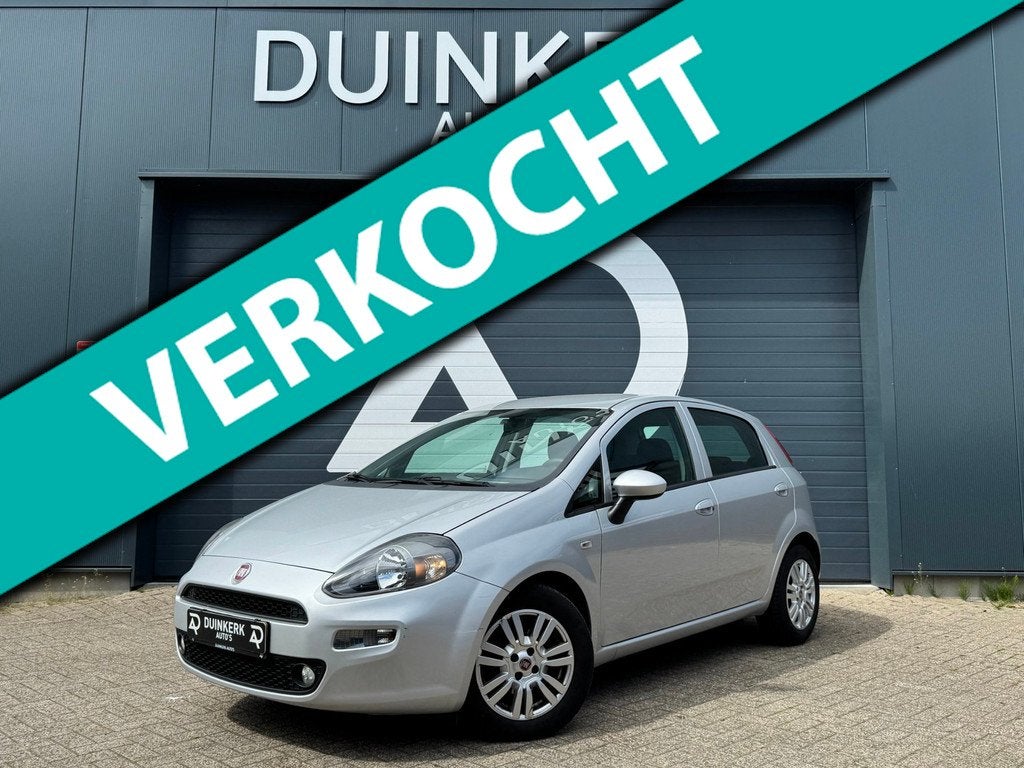 Fiat Punto Evo 0.9 TwinAir Lounge | Airco | Parkeersensoren, Auto's, Fiat, Voorwielaandrijving, Stof, Gebruikt, 100 pk