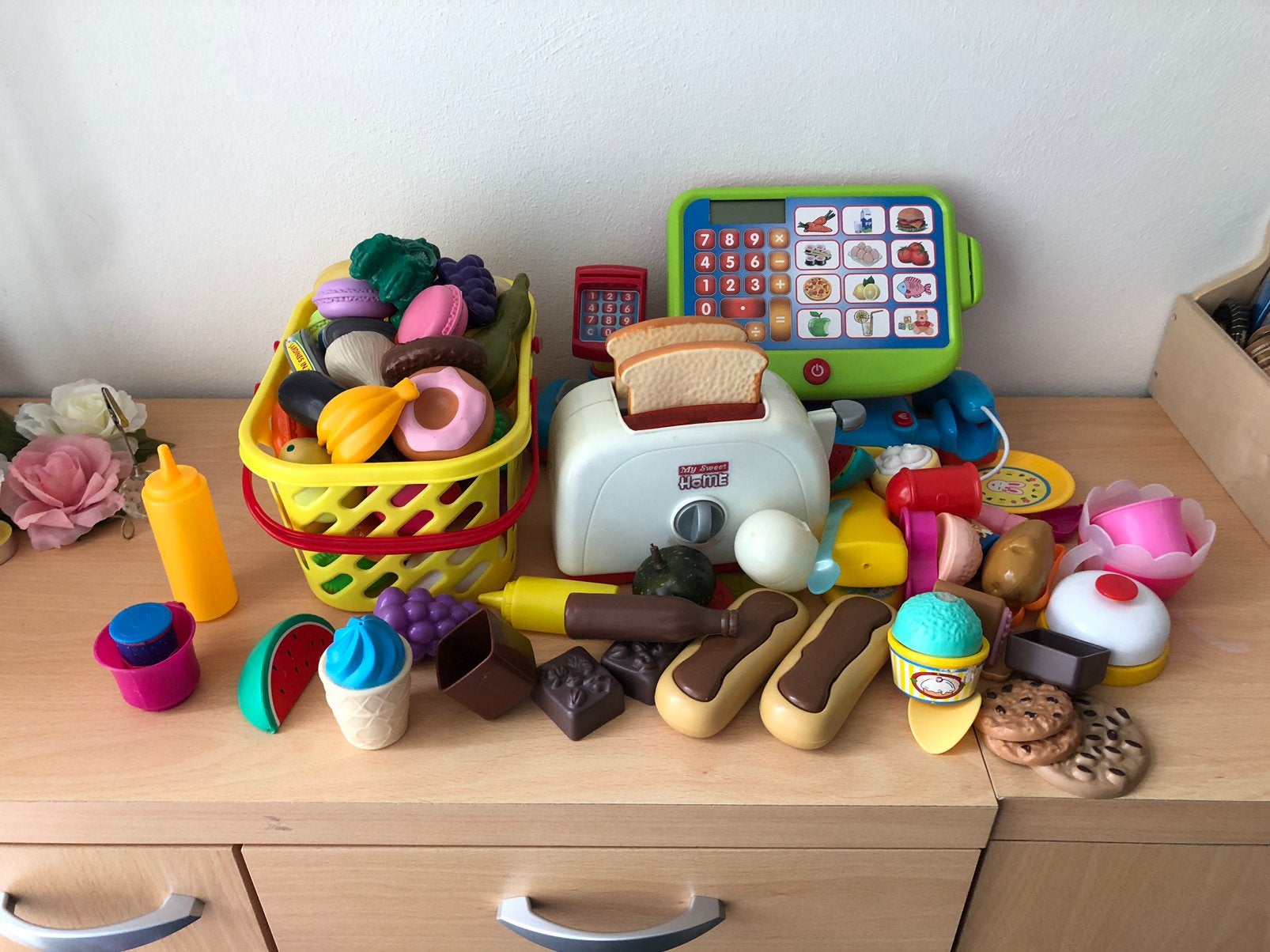 Speelgoed winkelspulletjes, Ophalen of Verzenden, Gebruikt, Kunststof, Speelkeuken-accessoire