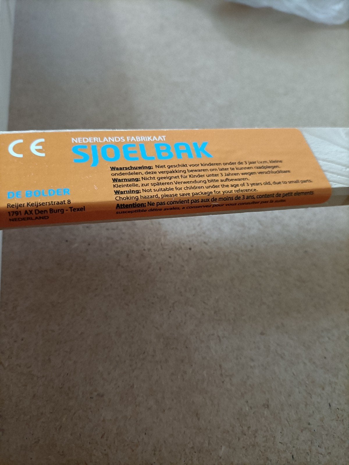 Kinder sjoelbak speciaal voor kleine handjes, Ophalen