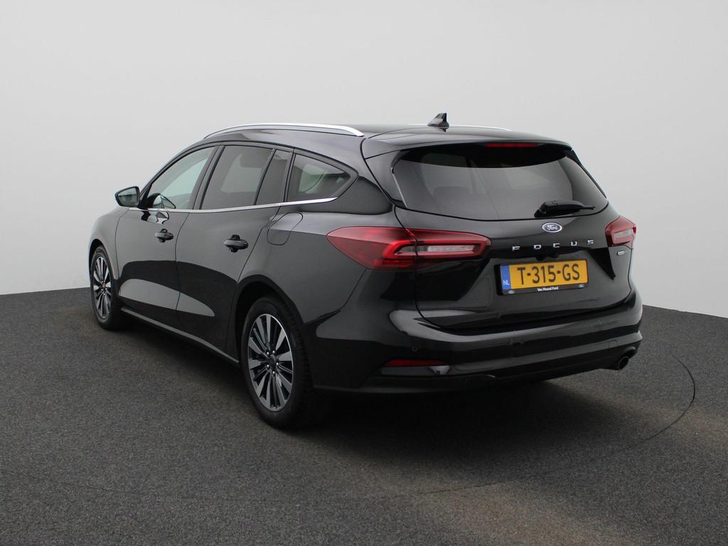 Ford Focus Wagon 1.0 EcoBoost Hybrid Titanium X AUTOMAAT | N, Auto's, 12 maanden, Gebruikt, Euro 6, Zwart