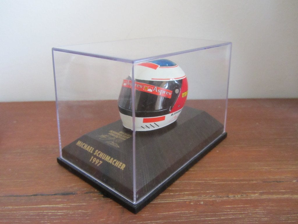 Michael Schumacher Ferrari Helm 1997, Verzamelen, Ophalen of Verzenden, Nieuw, Formule 1