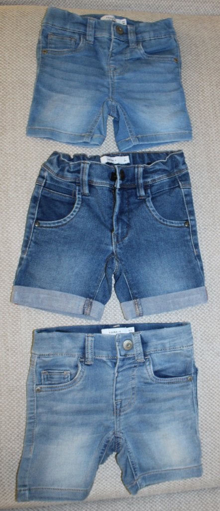 3 denim shorts van Name It 104, Kinderen en Baby's, Kinderkleding | Maat 104, Broek, Gebruikt, Ophalen of Verzenden, Jongen