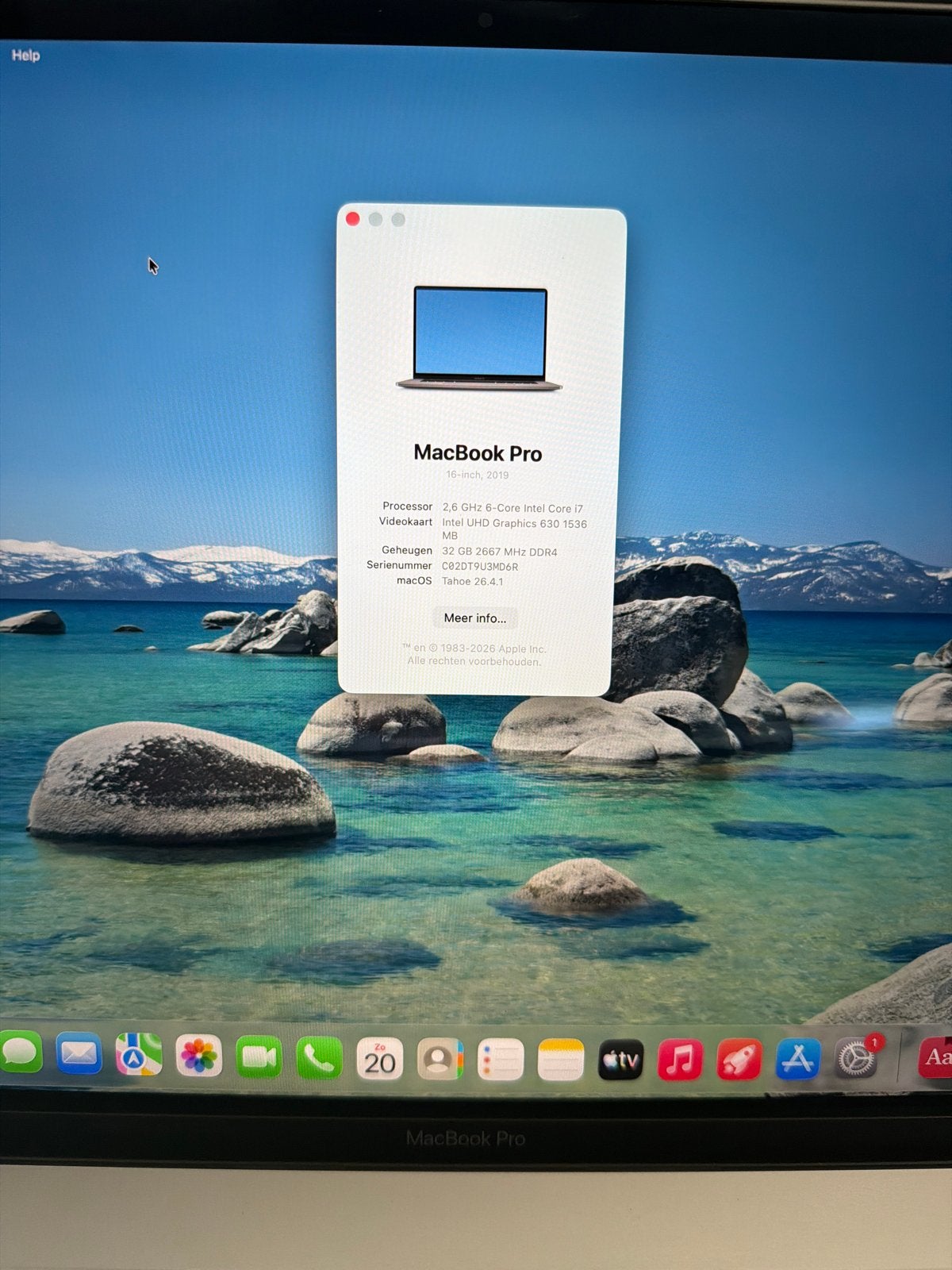 MacBook Pro 16-inch, 2019 - 32GB RAM, 512GB SSD, Computers en Software, Gebruikt, 2 tot 3 Ghz, 512 GB, 16 inch