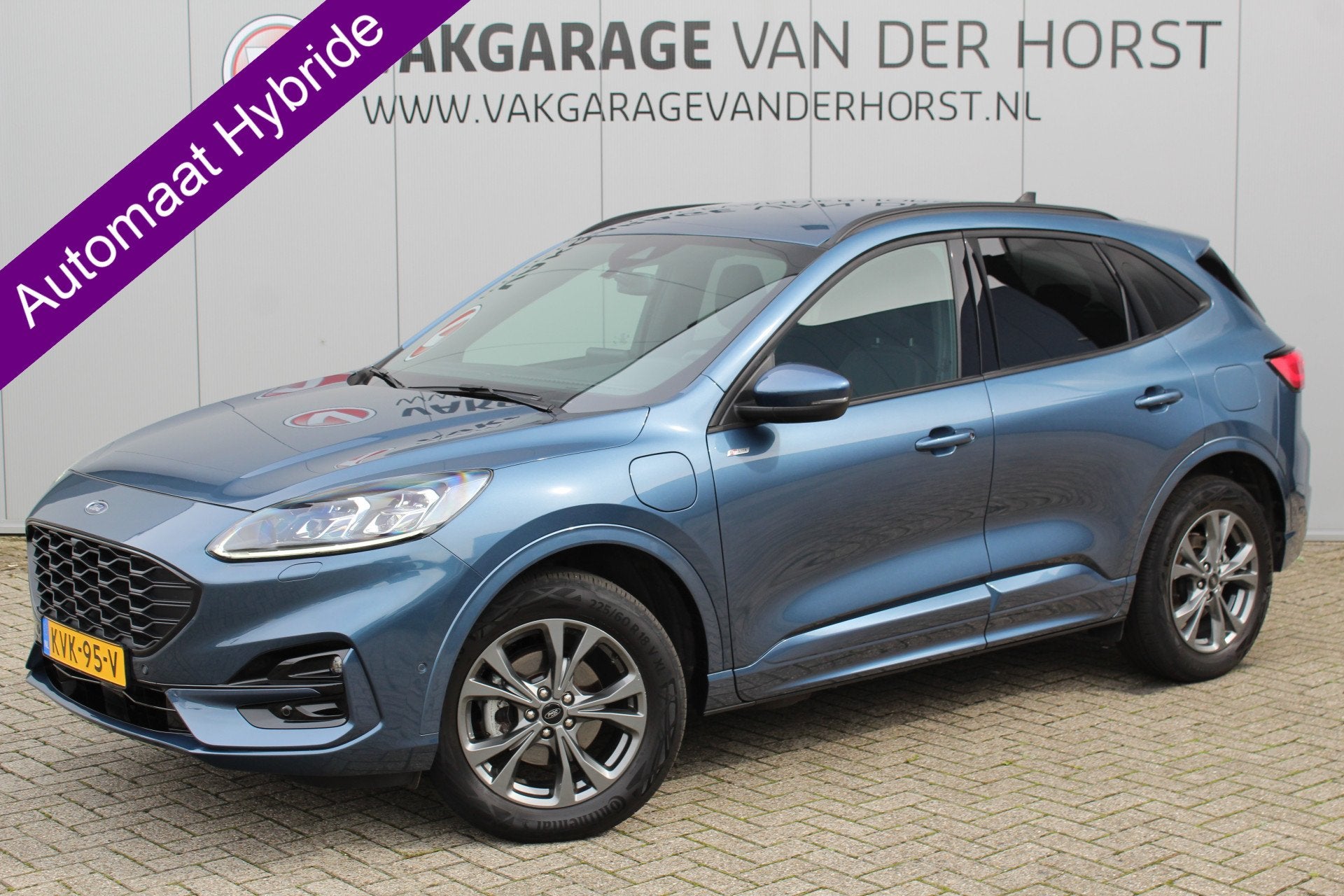 Ford Kuga 2.5-225pk PHEV ST-Line X. Hybride rijden voor een, Auto's, 12 maanden, Gebruikt, 4 cilinders, Blauw