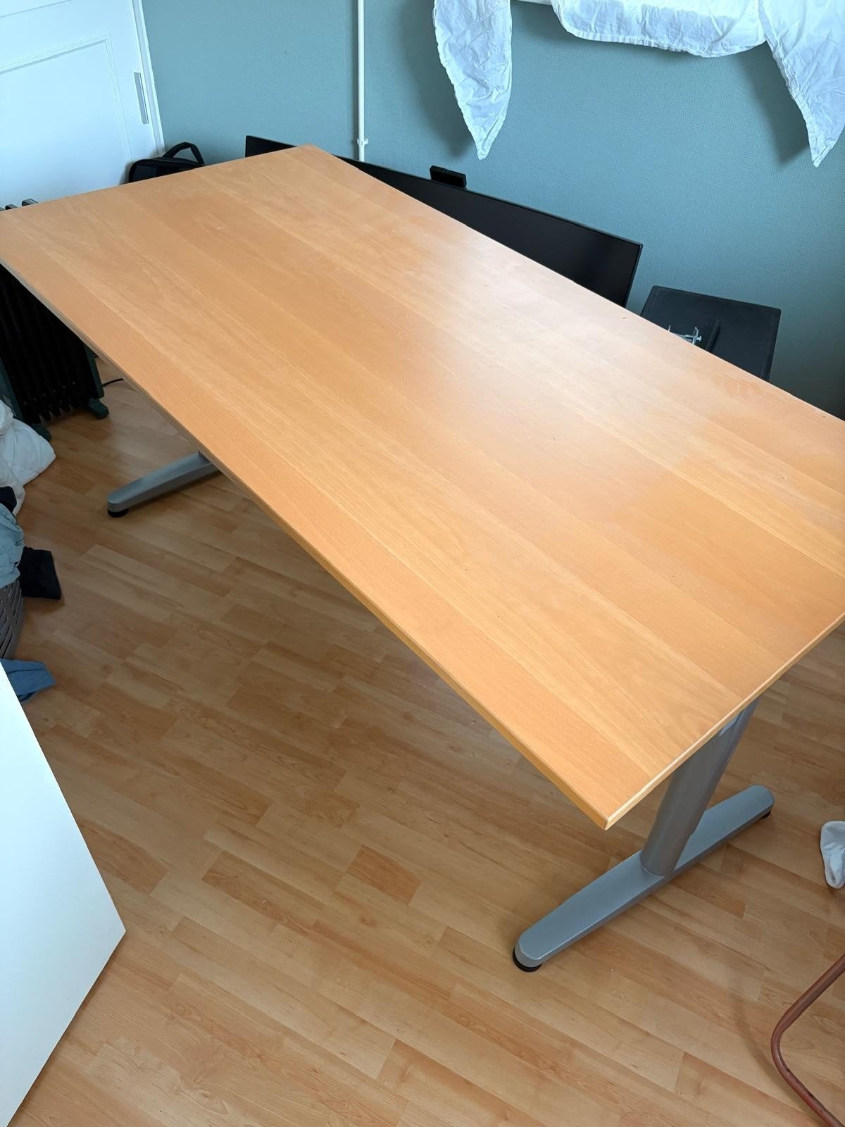 Bureau ikea Galant verstelbaar, kabelgoot, Ophalen, Gebruikt, Bruin, IKEA