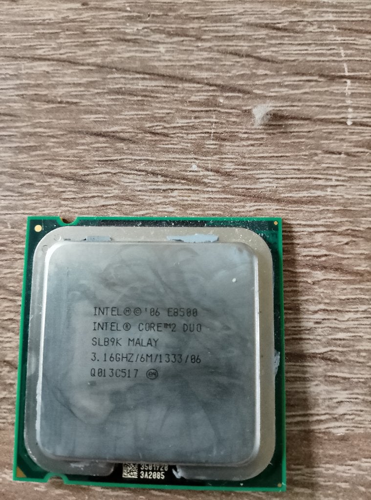 Intel Core 2 Duo E8500, Computers en Software, Processors, Gebruikt, Ophalen of Verzenden, 3 tot 4 Ghz, Socket 775