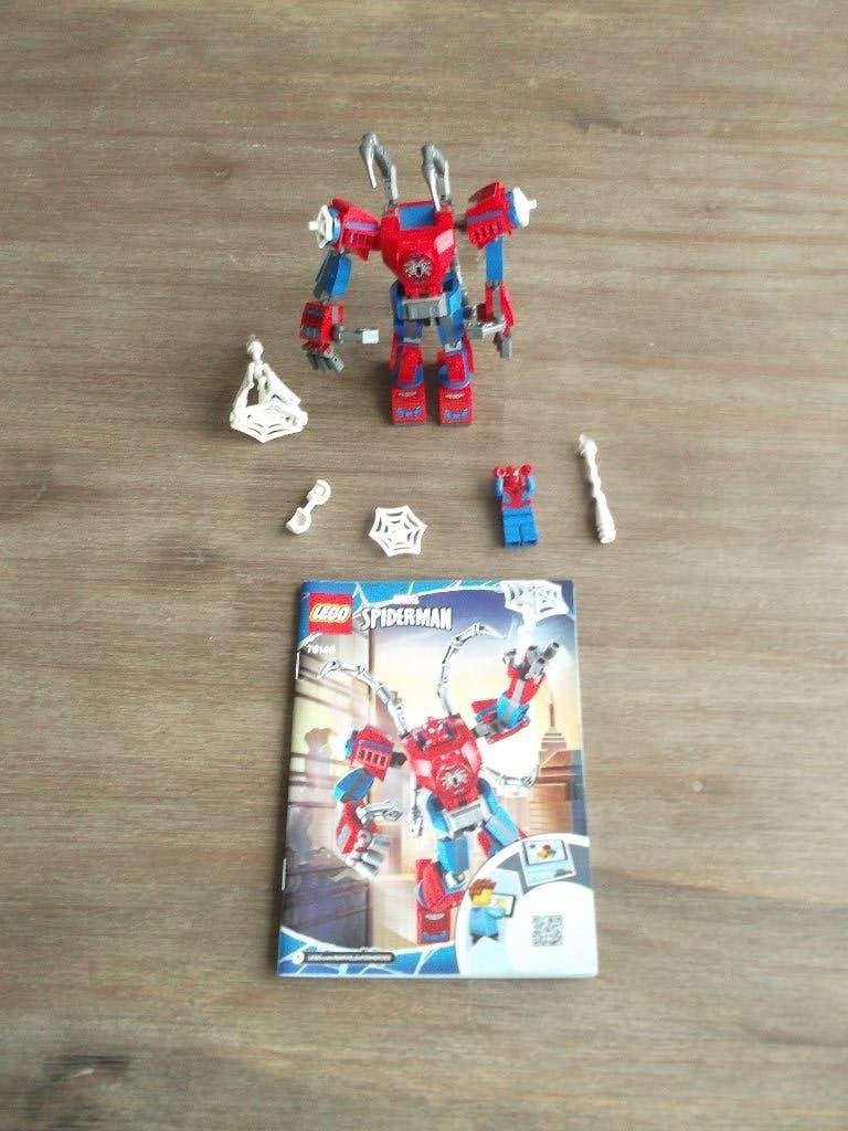 lego super heroes 76146 spider man mech (2020), Ophalen of Verzenden, Gebruikt, Complete set, Lego