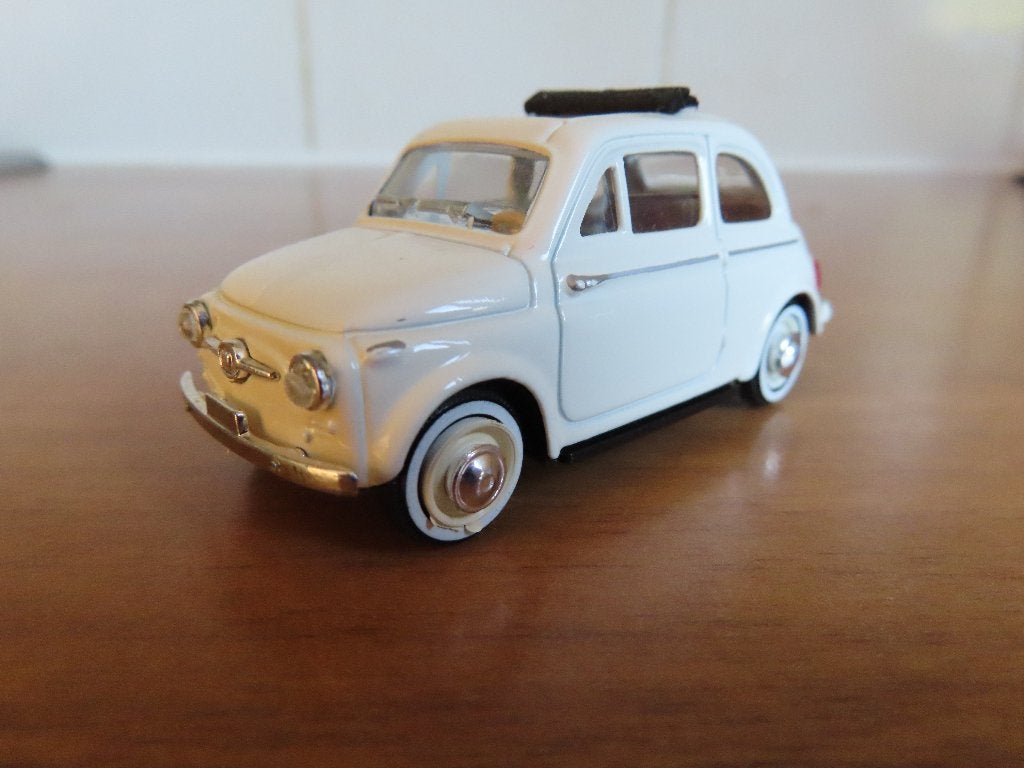 Solido schaalmodel Fiat 500D Transformable 1957 1:43, Ophalen of Verzenden, Zo goed als nieuw, Auto, Solido