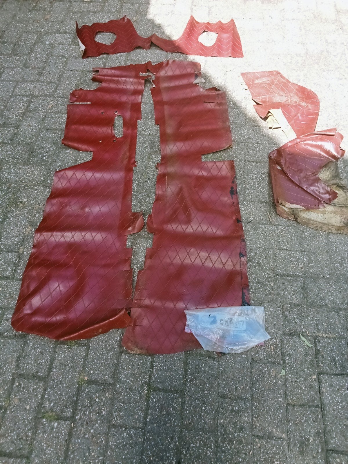 datsun 240z rode bekleding ..origineel.., Ophalen of Verzenden