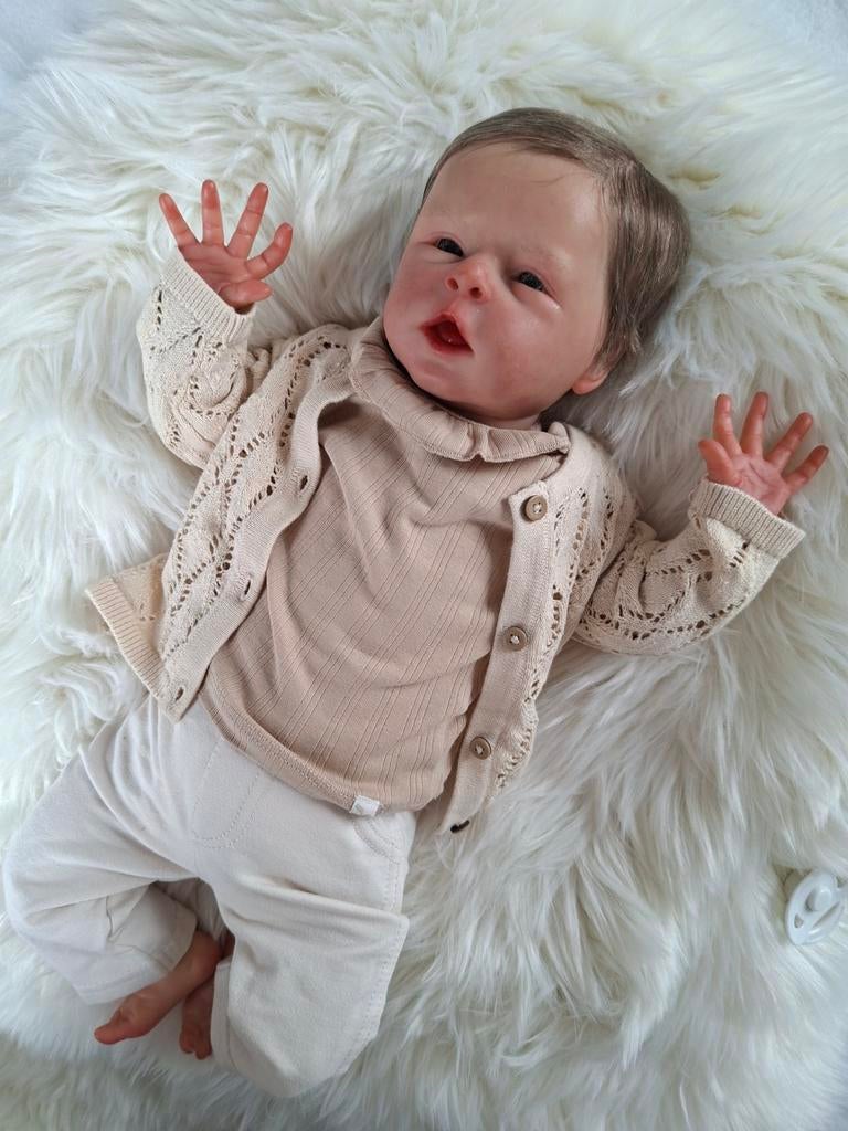 Reborn baby pop, Verzamelen, Poppen, Ophalen of Verzenden, Nieuw, Babypop, Levensecht of Reborn