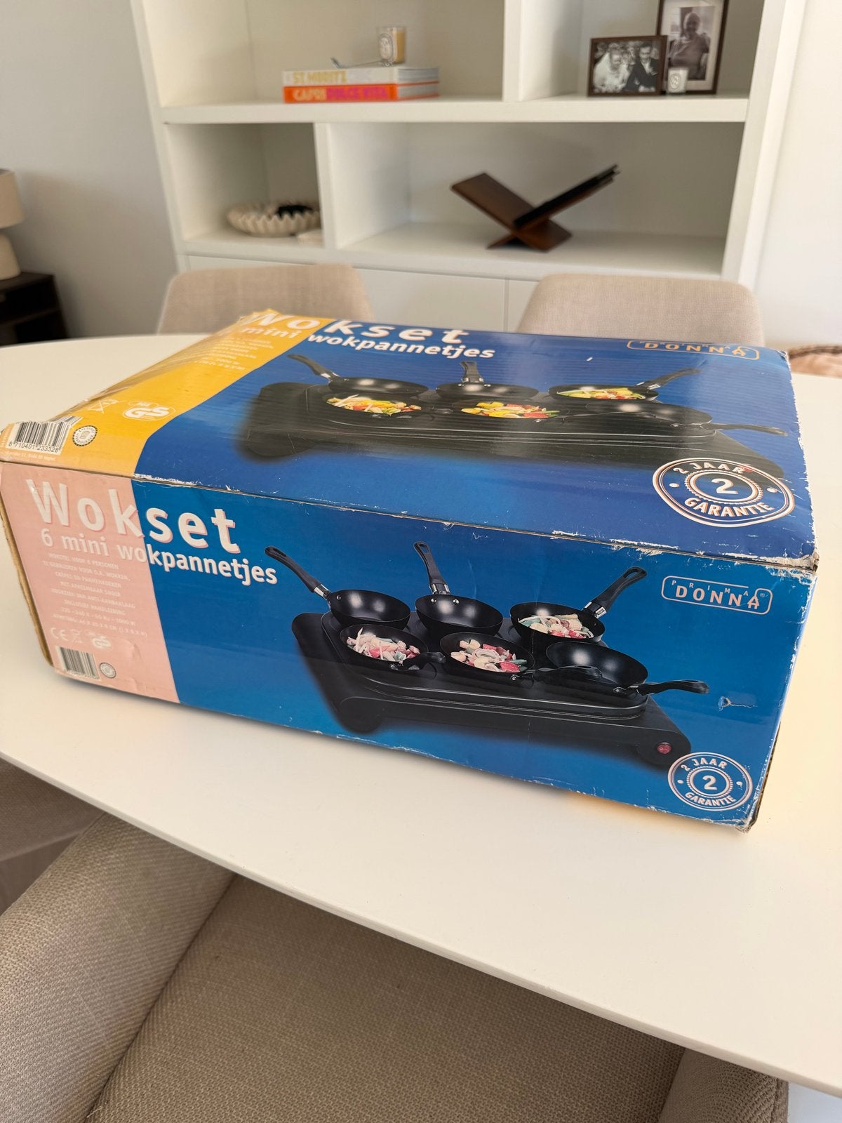 Wokset met 6 mini wokpannetjes - Nieuw in doos, Ophalen of Verzenden, Nieuw