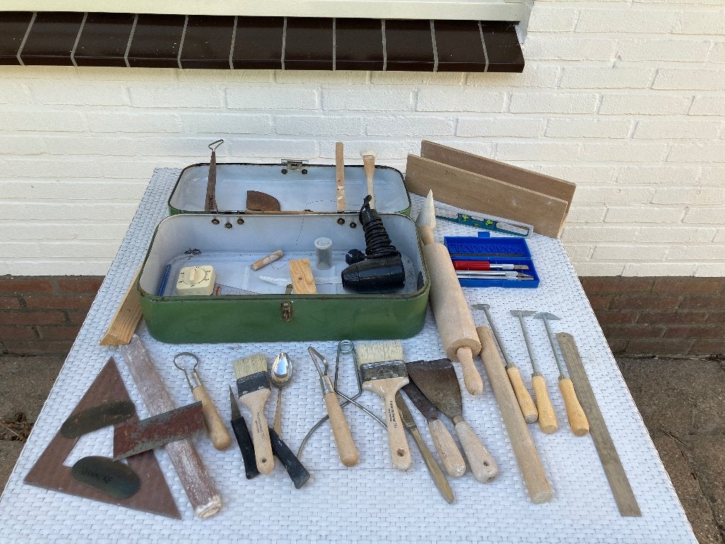 Gereedschap om met klei te werken, Ophalen of Verzenden, Gebruikt