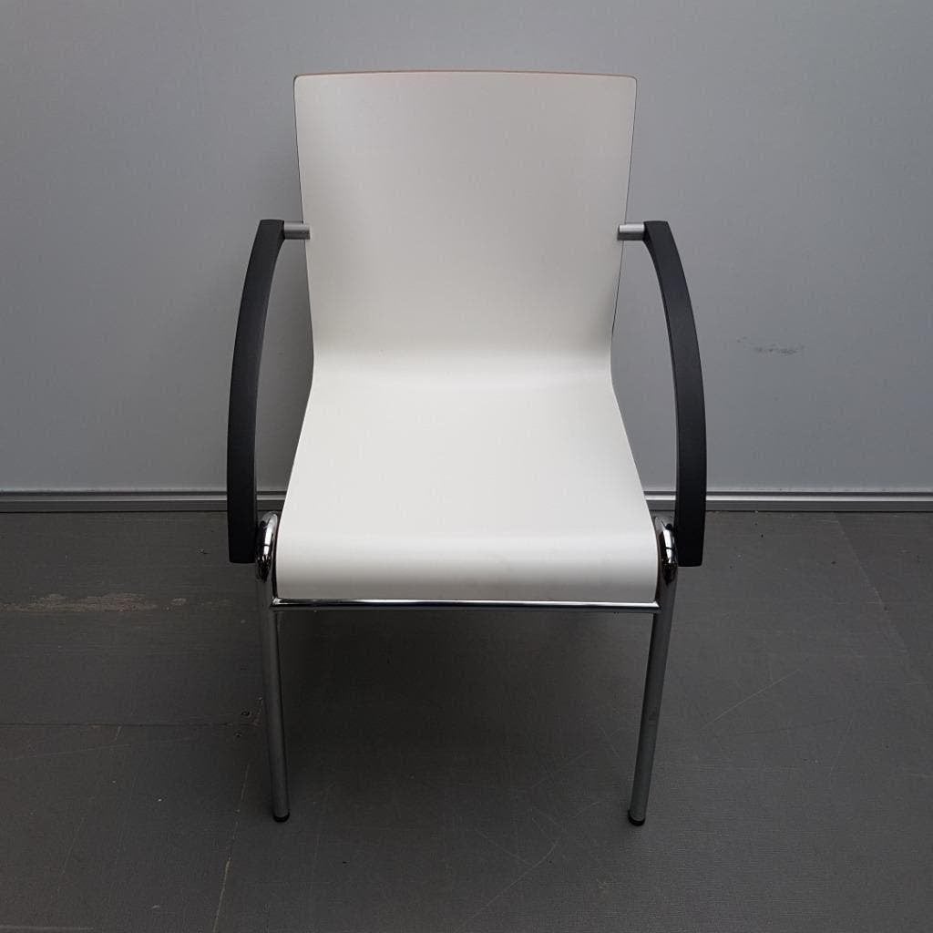 2x Prachtige DRABERT VUELO houten design stoelen met leuning, Ophalen, Gebruikt, Twee
