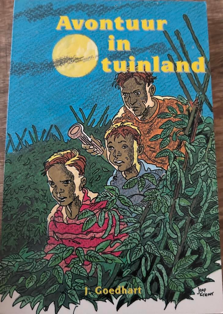Avontuur in Tuinland - Spannend kinderboek van J. Goedhart, Boeken, Ophalen of Verzenden, Gelezen
