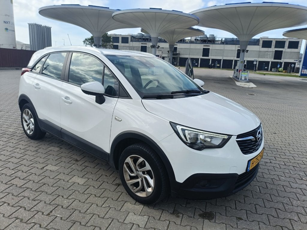 Opel Crossland X 1.2 Turbo 110pk Start/stop 2020 Wit, Auto's, Voorwielaandrijving, Dealer onderhouden, Zwart, 1199 cc