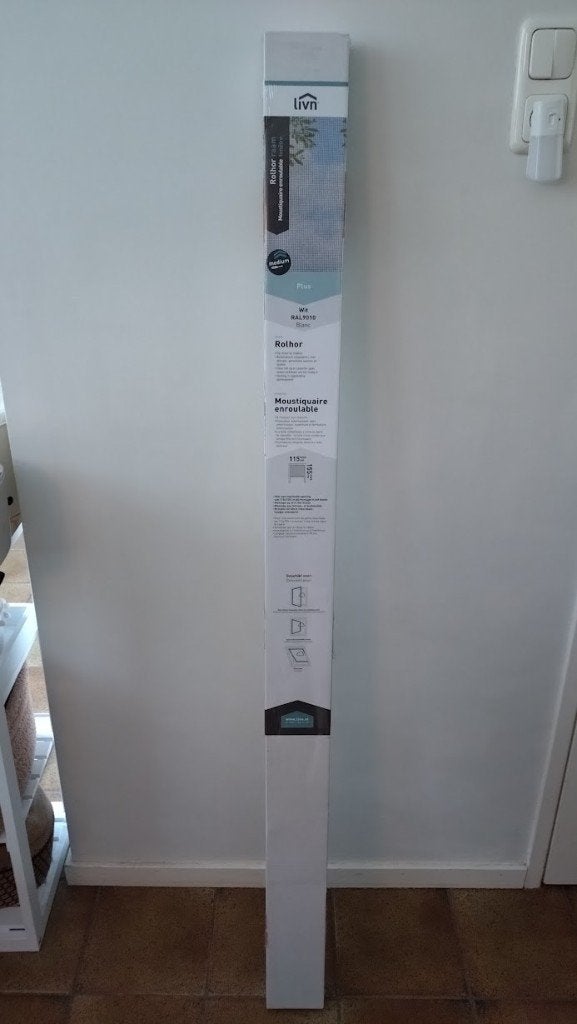 Livn rolhor raam Plus wit 115x155 cm, Doe-het-zelf en Verbouw, Deuren en Horren, Binnendeur, Minder dan 200 cm, Nieuw, Metaal