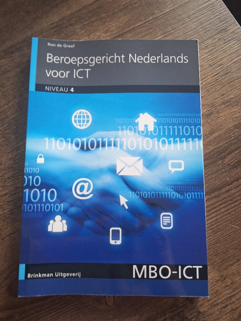 Studieboek Beroepsgericht Nederlands voor ICT niveau 4, Boeken, Ophalen of Verzenden, Beta, Zo goed als nieuw, MBO