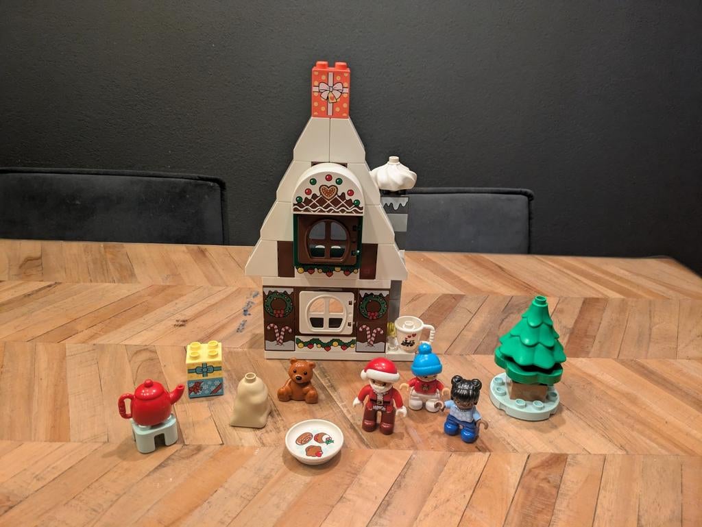 LEGO Duplo Kerstman's Peperkoekhuisje (10976), Kinderen en Baby's, Speelgoed | Duplo en Lego, Ophalen of Verzenden, Zo goed als nieuw