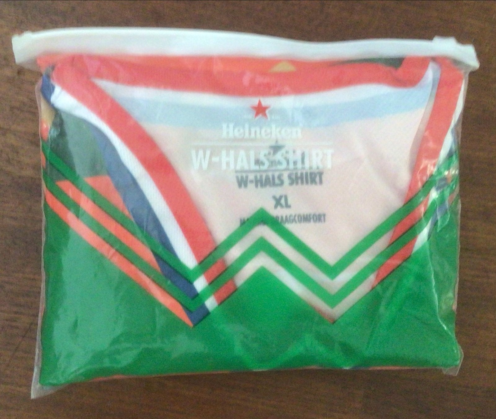 Heineken Oranje W-Hals Shirt XL - WK/EK Voetbal, Ophalen, Nieuw, Maat 56/58 (XL), Oranje