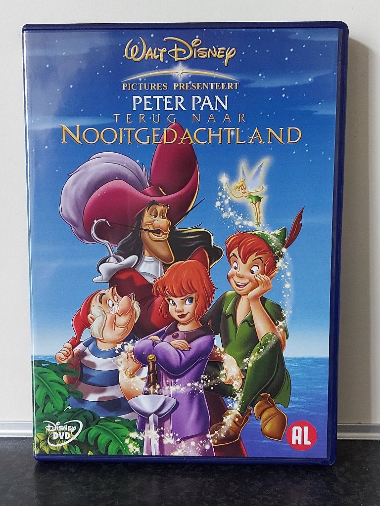 Dvd Peter Pan - Terug naar Nooitgedachtland, Cd's en Dvd's, Ophalen, Tekenfilm, Alle leeftijden, Nederlands