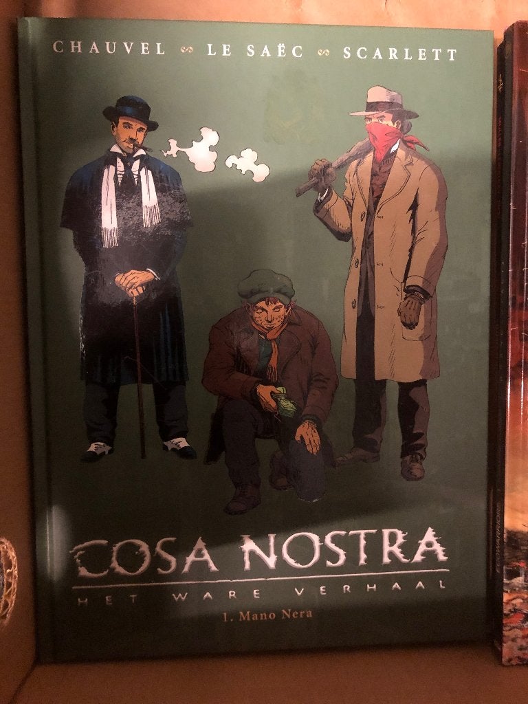 Mano nera het ware verhaal cosa nostra hardcover q5, Boeken, Eén stripboek, Ophalen of Verzenden, Zo goed als nieuw