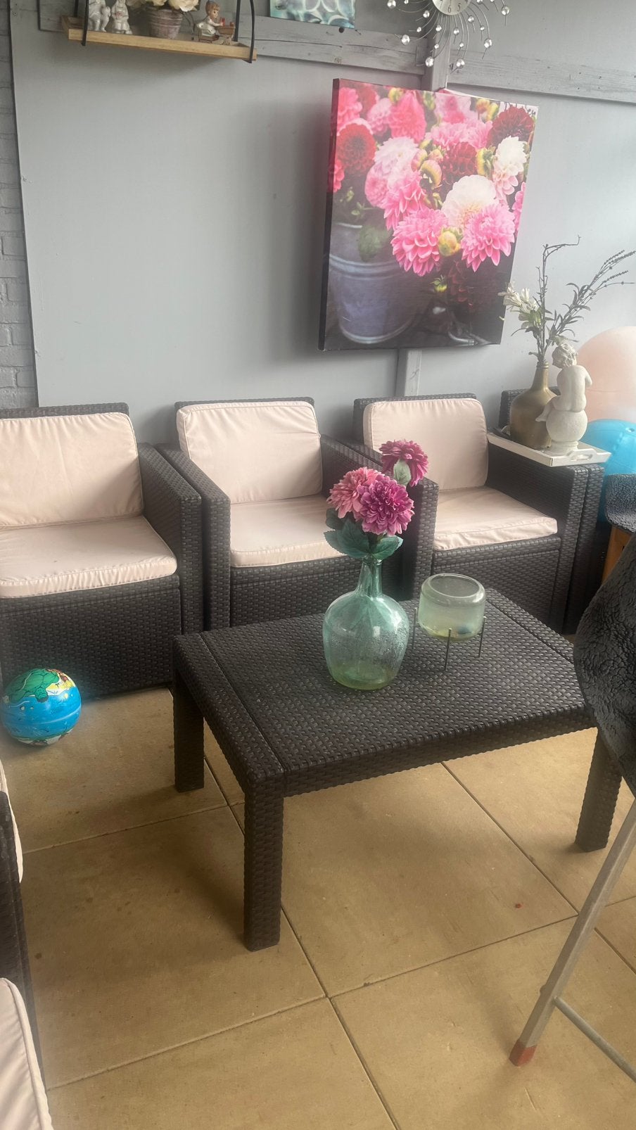 Loungeset te koop, Tuin en Terras, Ophalen of Verzenden, Zo goed als nieuw