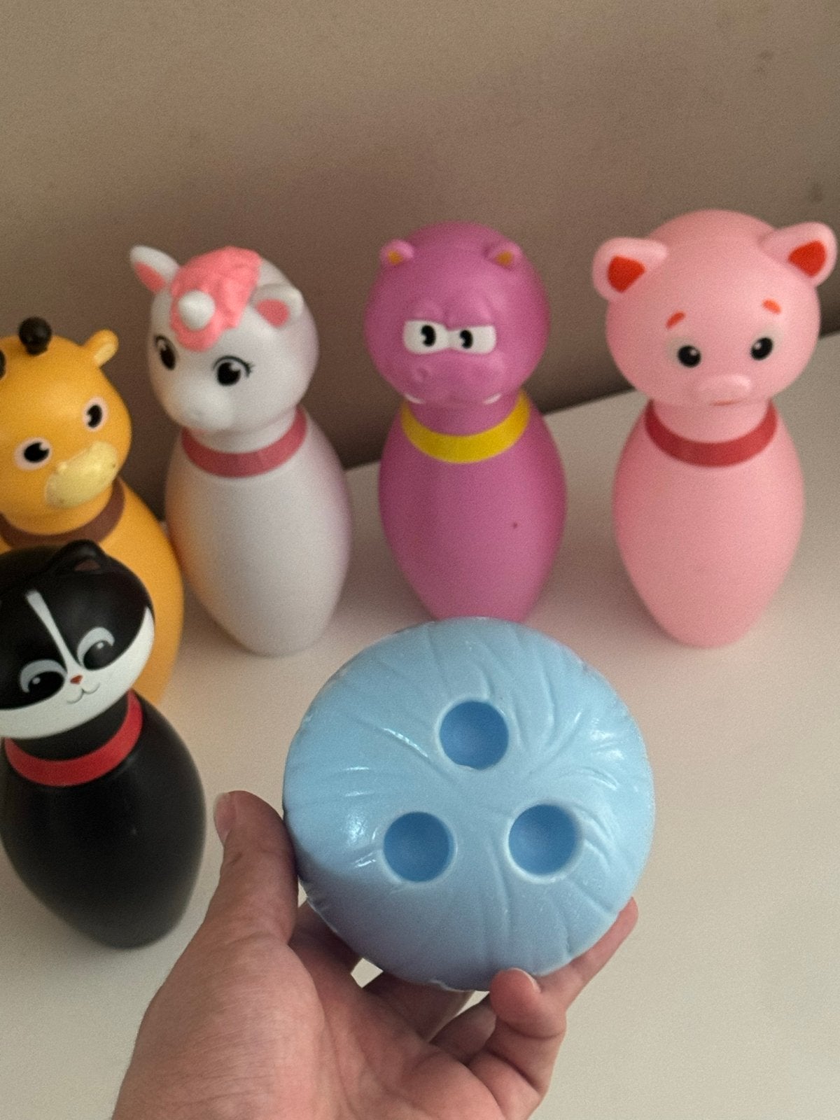 Leuke Dieren Bowling Set voor Kinderen, Ophalen of Verzenden, Zo goed als nieuw, Jongen of Meisje