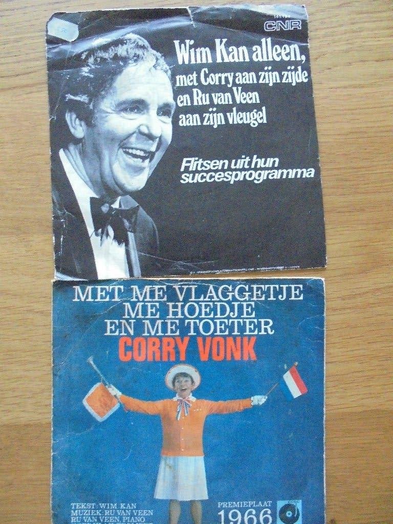 Wim Kan, Cd's en Dvd's, Gebruikt, 7 inch, Ophalen of Verzenden, Overige typen