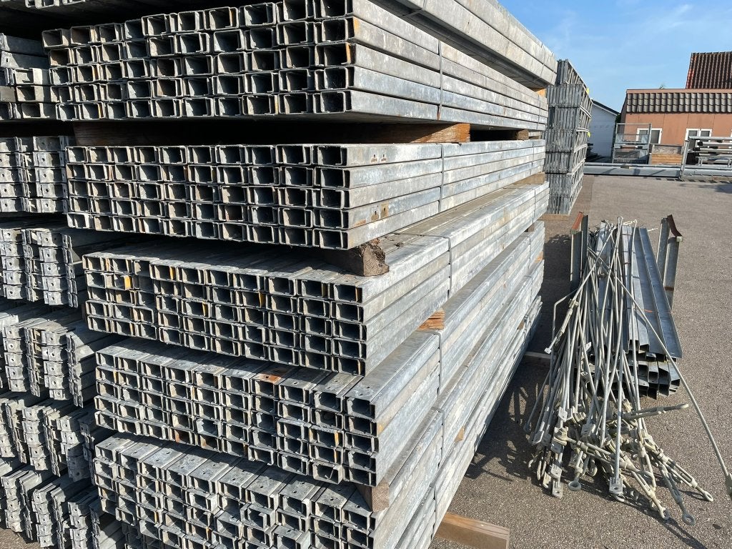 C-Profielen 70x40x2 mm | Lengte: 3130 mm, Ophalen, Gebruikt, IJzer