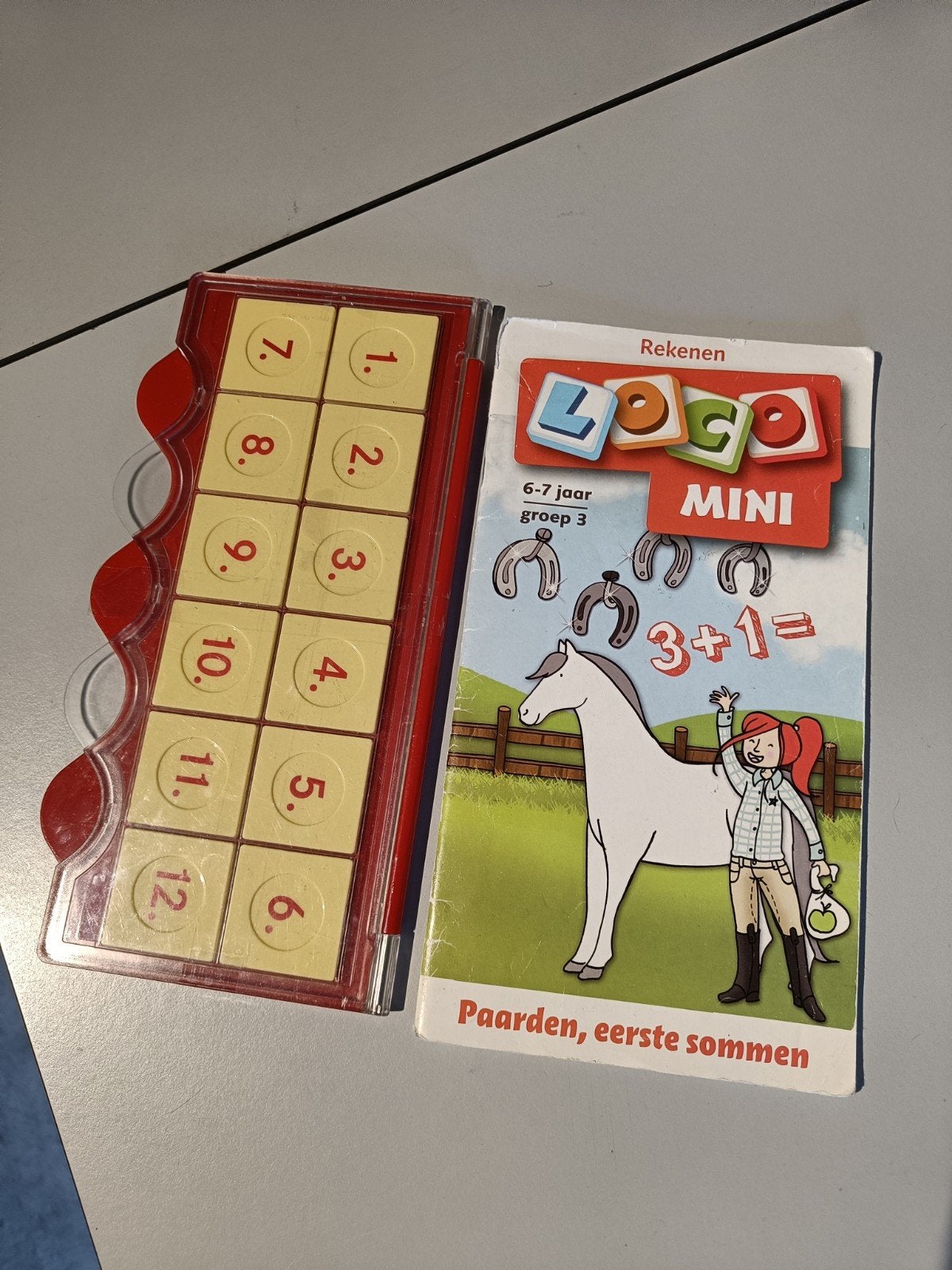 LOCO Mini Reken Paarden, eerste sommen (6-7 jaar), Kinderen en Baby's, Speelgoed | Educatief en Creatief, Ophalen of Verzenden