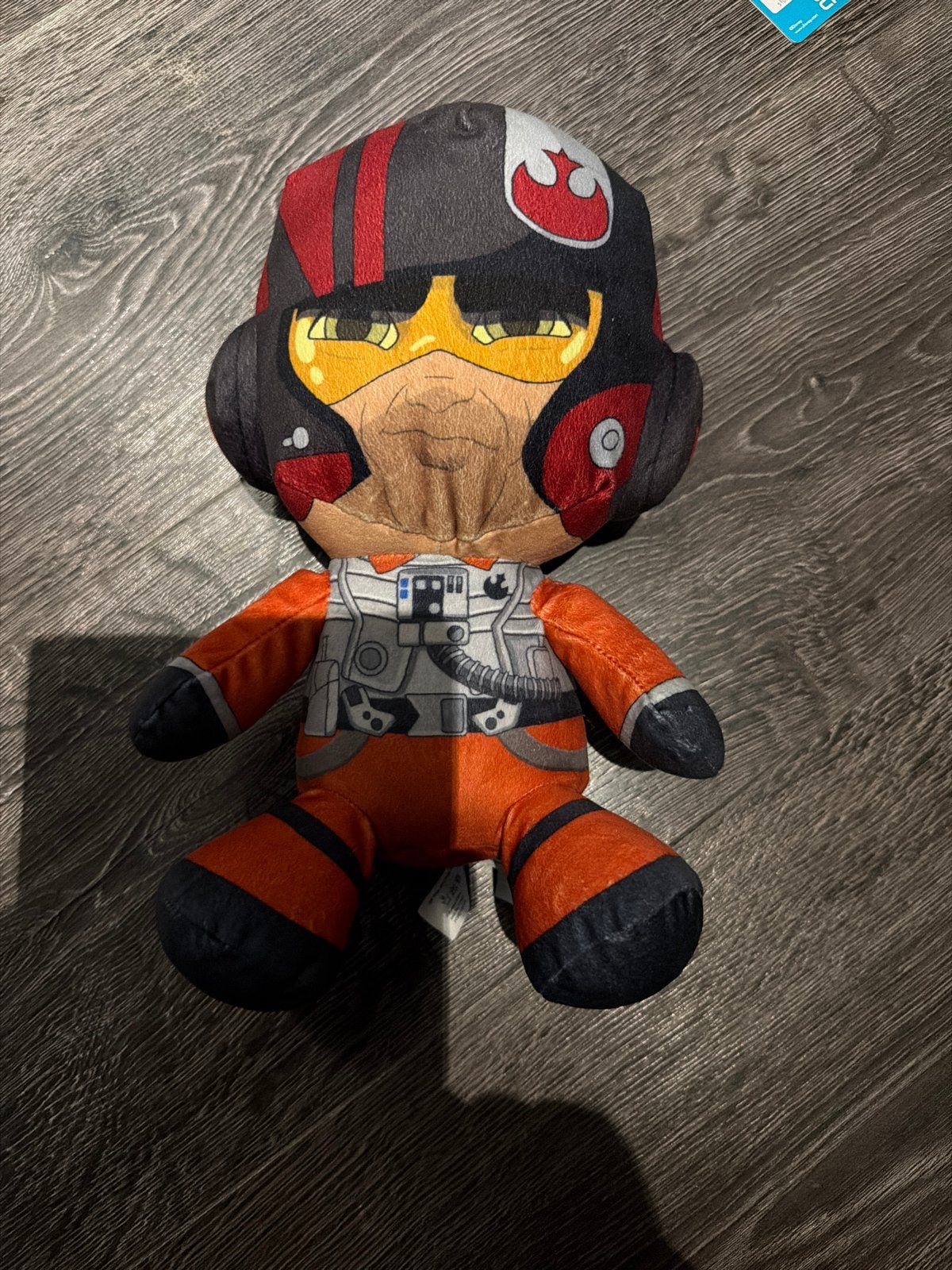 Star Wars X-Wing Piloot Knuffel - Zo goed als nieuw, Oranje, Overige merken, Overige typen, Ophalen of Verzenden