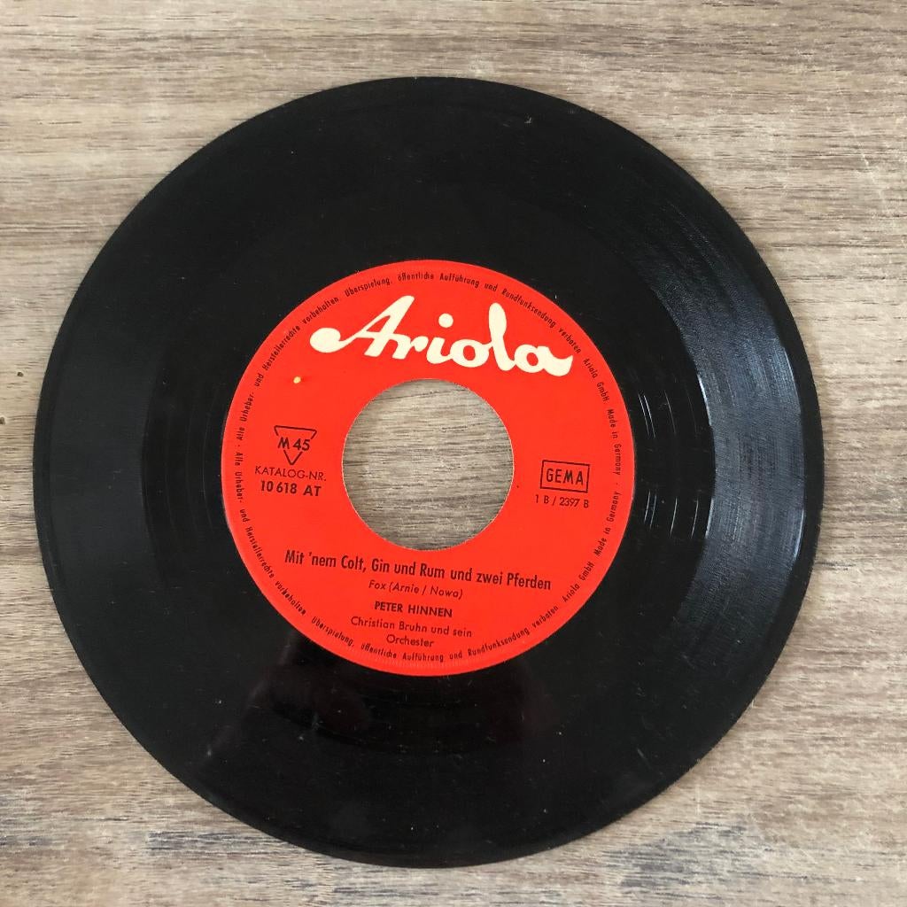 vinyl single Peter Hinnen, Ophalen of Verzenden, Gebruikt, Overige genres