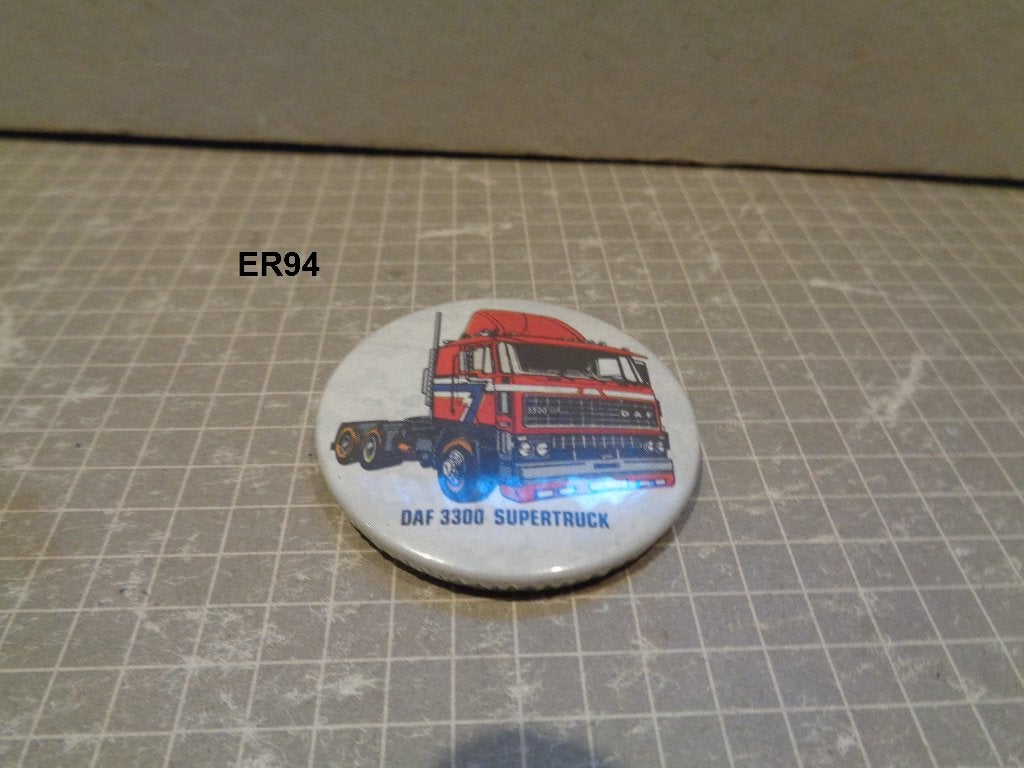 daf super trucks button, Ophalen of Verzenden, Zo goed als nieuw, Overige onderwerpen