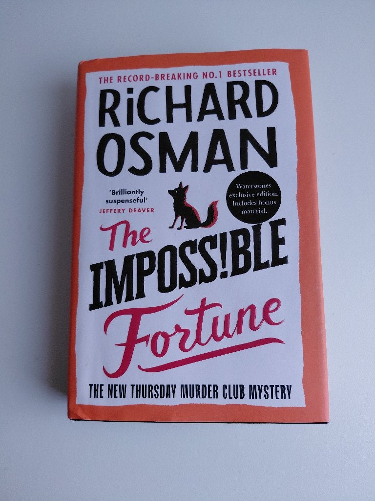 Richard Osman Impossible Fortune exclusieve editie met bonus, Ophalen, Zo goed als nieuw, Richard Osman
